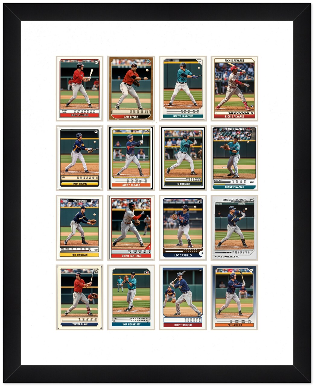 CustomPictureFrames.com Solid Wood Card Picture Frame - Matte Black with White Mat - Multiple Sizes for PSA AGS SGC BGS TAG Slabs and Top Loaders Made in the USA